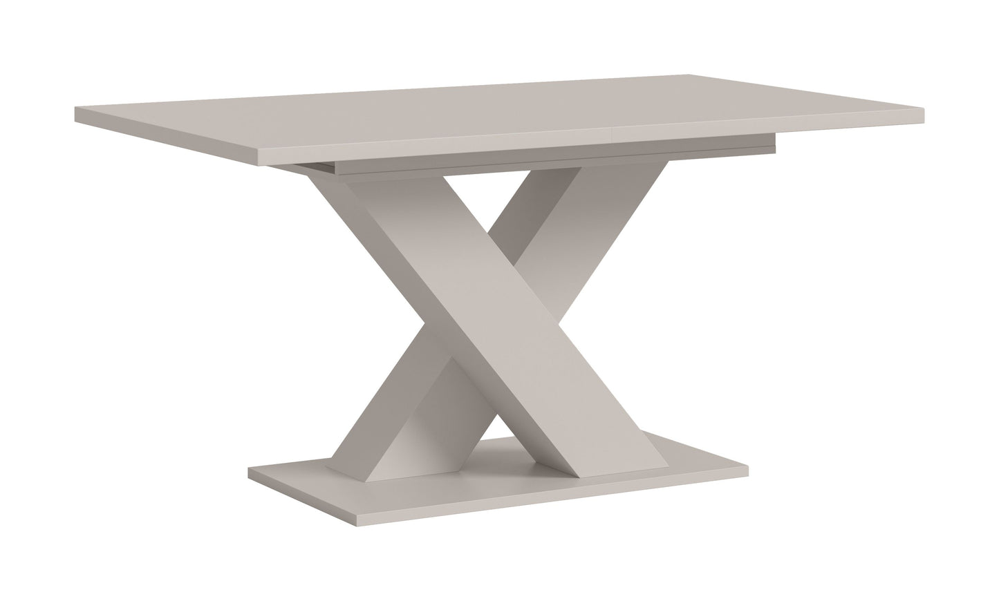 Table de salle à manger MOTION (L/H/P : env. 150/76/90 cm) en blanc/cachemire