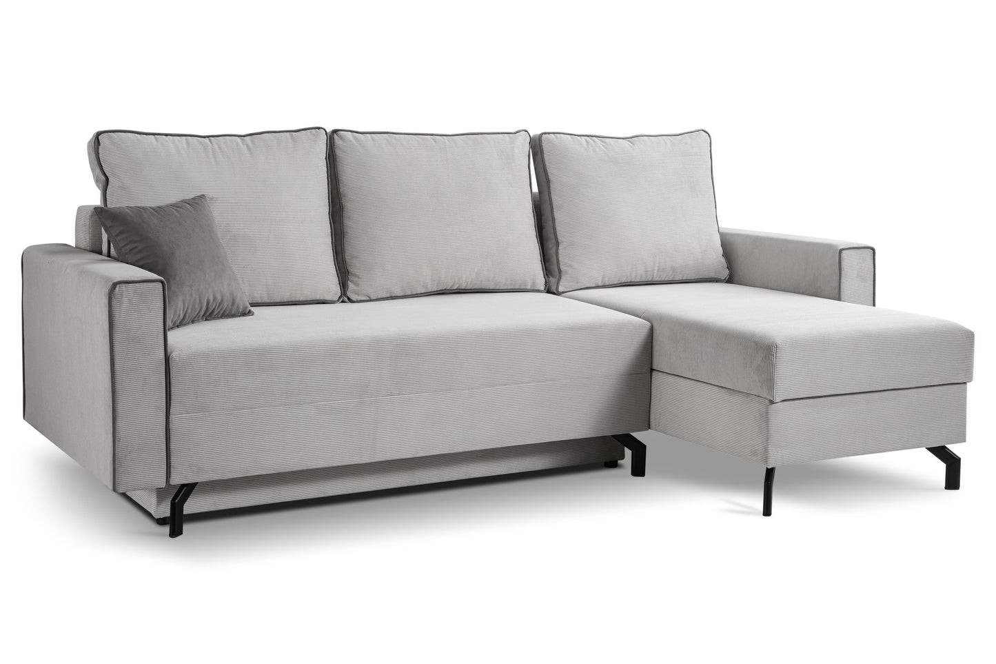 Canapé-lit Marti – Canapé moderne en velours côtelé avec fonction couchage