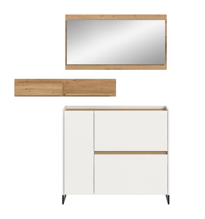 Homes & Jones Garderobe 3-tlg., Garderobenset, Dielenmöbel-Flurmöbel