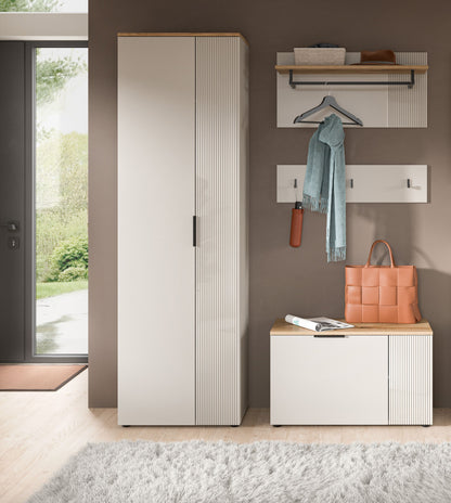 Homes & Jones Garderoben Set 4-tlg., Garderobenset, Dielen-Flurmöbel