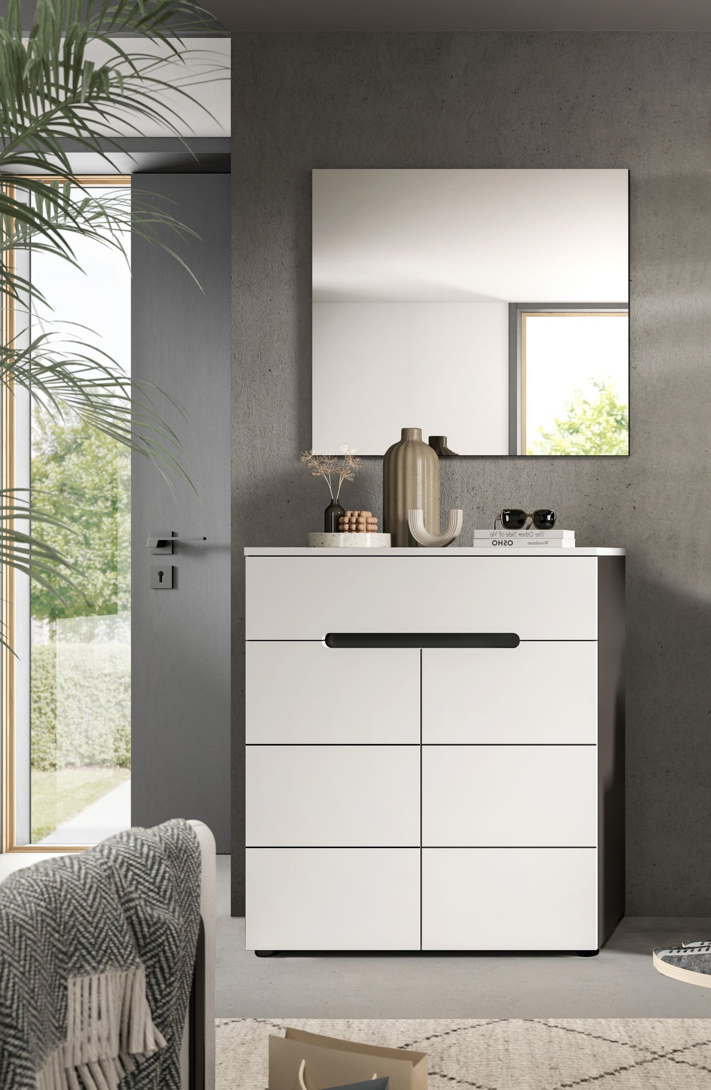 Homes & Jones Garderoben Set 2-tlg., Flurmöbel Set passend für kleine Flure