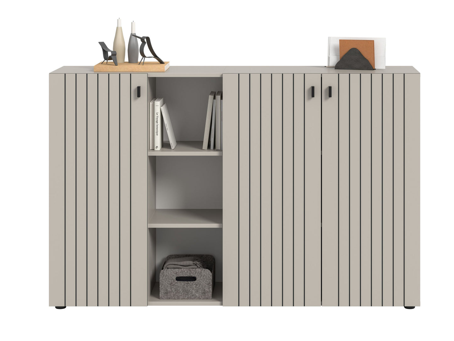 Homes & Jones Garderobenschrank 150 cm breit, Dielenschrank, Flurmöbel
