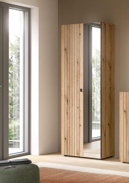 Armoire-vestiaire STATION (L/H/P : env. 70/192/37 cm) en cachemire/cachemire