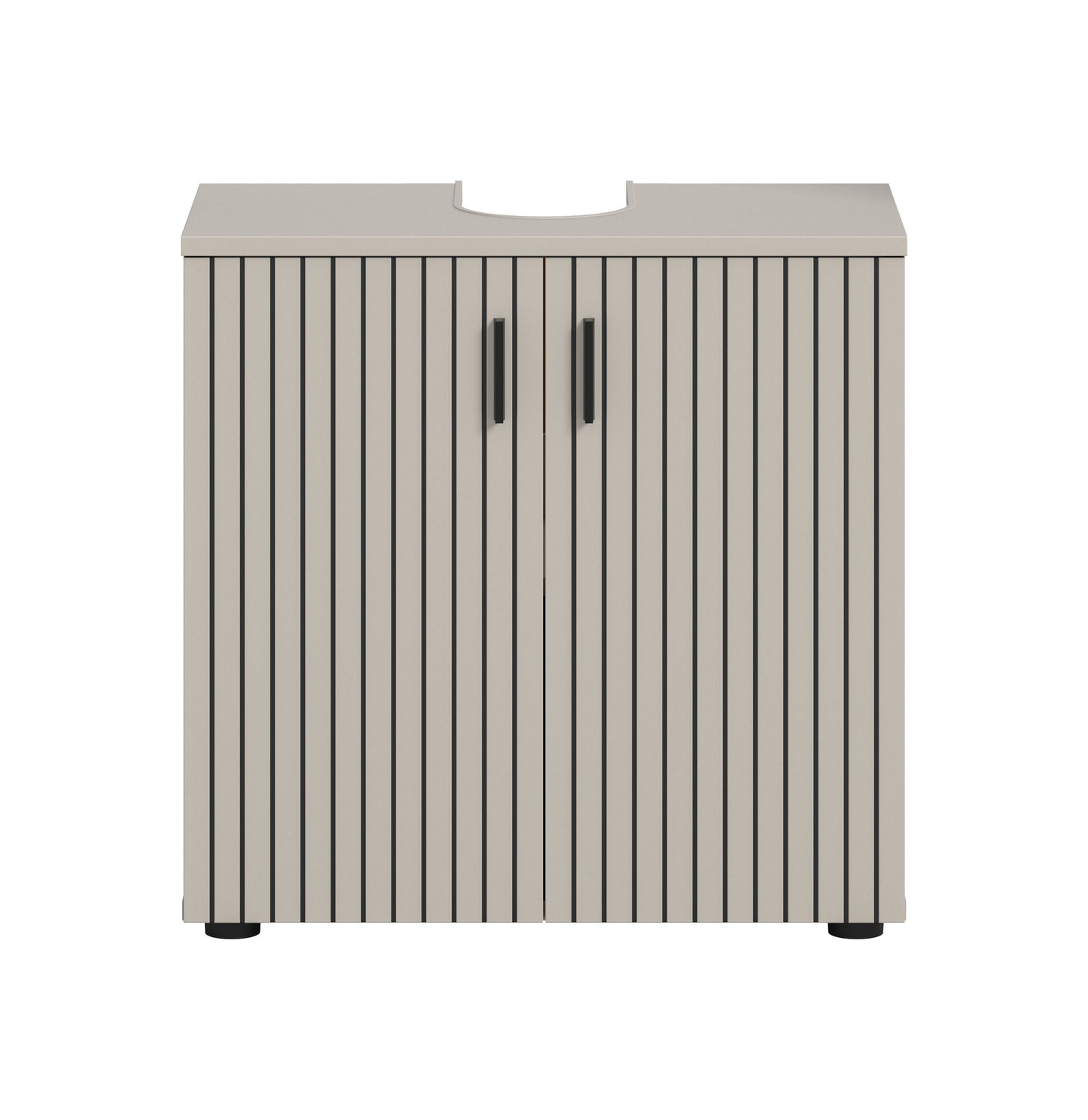 Meuble sous-lavabo MONE (L/H/P : env. 60/59/30 cm) en cachemire/cachemire