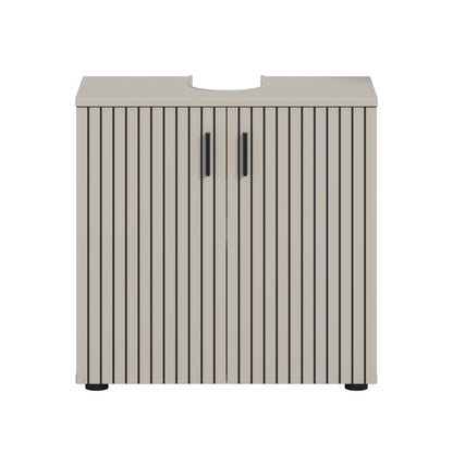 Meuble sous-lavabo MONE (L/H/P : env. 60/59/30 cm) en cachemire/cachemire