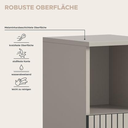Meuble de salle de bain MONE (L/H/P : env. 30/95/30 cm) coloris Cachemire/Cachemire
