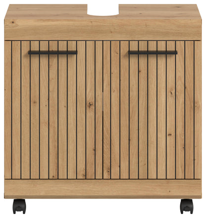 Homes & Jones Waschbeckenunterschrank auf Rollen, Schrank easy to handle