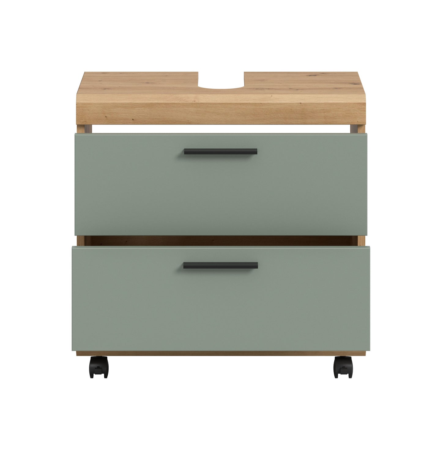 Homes & Jones Waschbeckenunterschrank auf Rollen, Schrank easy to handle
