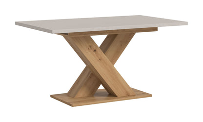 Table de salle à manger MOTION (L/H/P : env. 150/76/90 cm) en blanc/cachemire