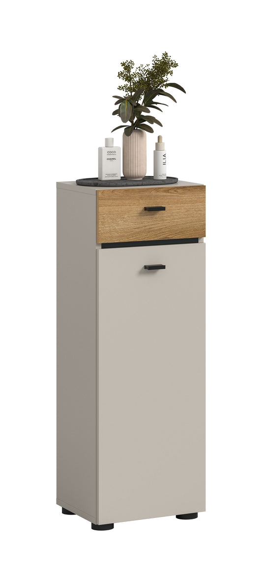 Meuble haut AQUA (l/H/P: env. 32/91/30 cm) en cachemire/cachemire
