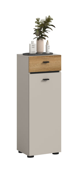 Meuble haut AQUA (l/H/P: env. 32/91/30 cm) en cachemire/cachemire