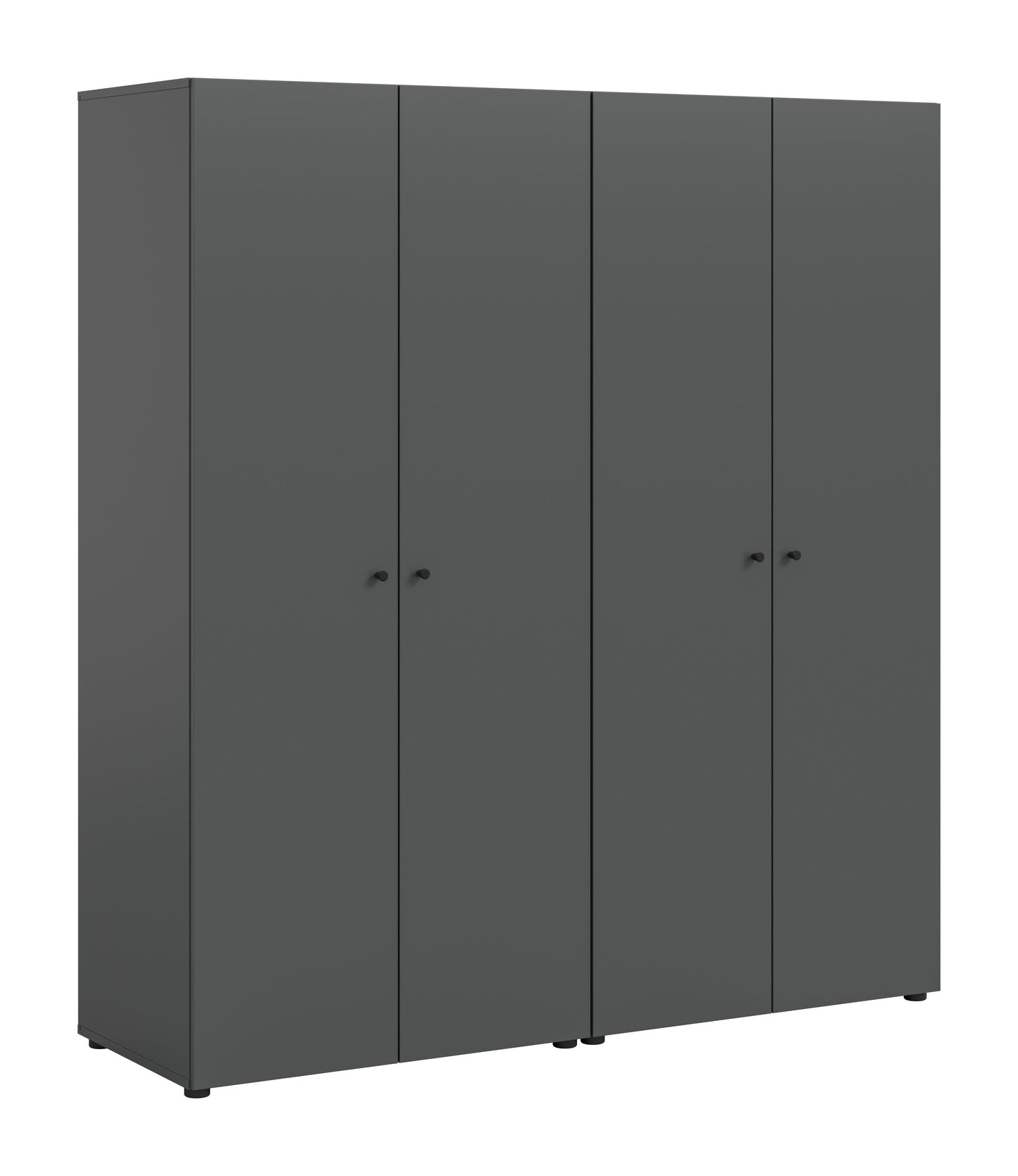 Combinaison de penderies DARWIN (L/H/P : env. 160/176/51 cm) en anthracite/anthracite