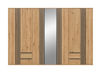Homes & Jones Kleiderschrank 3-tlg., Schlafzimmerschrank 3x je 80 cm breit, 240 cm