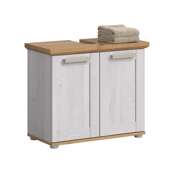 Waschbeckenunterschrank VERONA (B/H/T: ca. 69/59/34 cm) in Sibiu Lärche Nachbildung/Sibiu Lärche Nachbildung