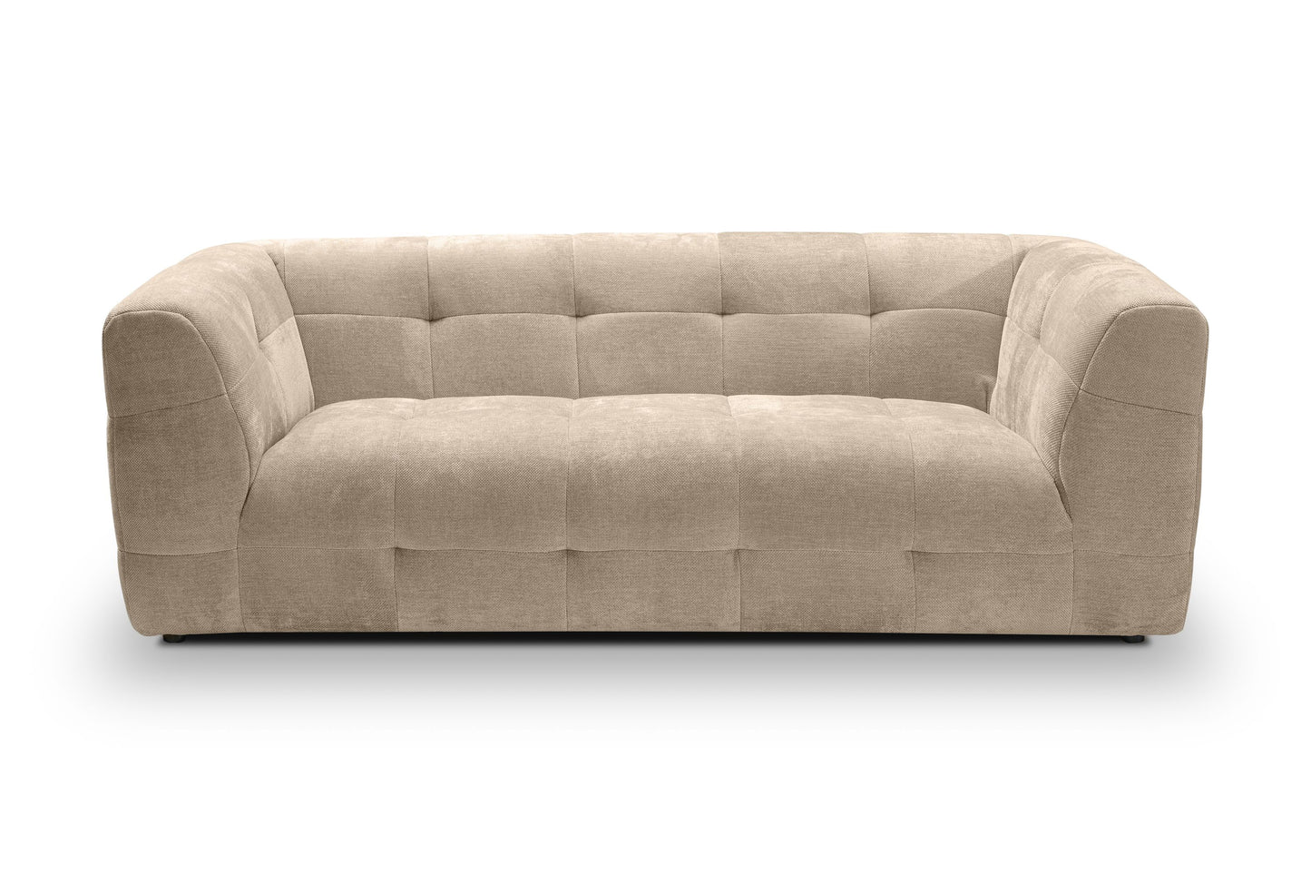 Homes & Jones Sofa 2,5-Sitzer Modernes Polstersofa m. Stoffbezug in Flachgewebe
