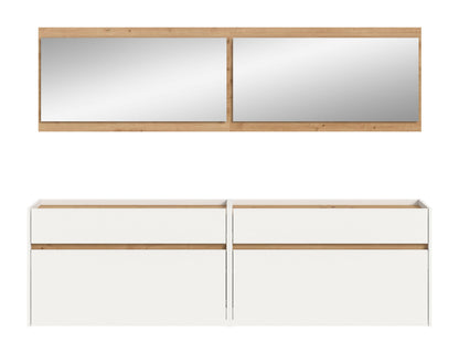 Homes & Jones Garderobe 4-tlg., Garderobenkomplettset, Dielenmöbel-Flurmöbel