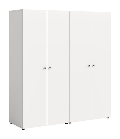 Combinaison de penderies DARWIN (L/H/P : env. 160/176/51 cm) en anthracite/anthracite