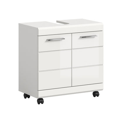 Homes & Jones Waschbeckenunterschrank auf Rollen, Schrank easy to handle
