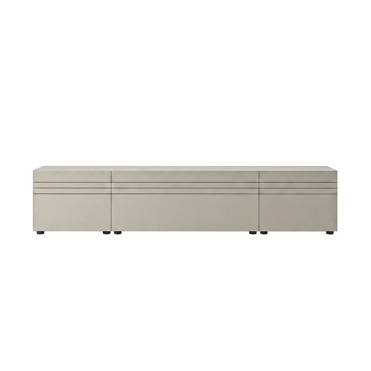 Beach Lowboard stehend  (B/H/T: 180x36x34 cm) in Kaschmir
