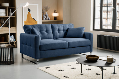 Canapé 2 places moderne Hera – Canapé 2 places moderne avec revêtement en tissu plat