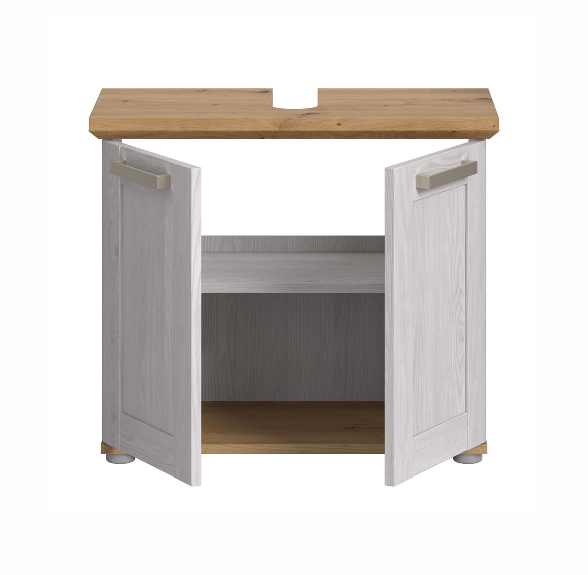 Meuble sous-vasque VERONA (L/H/P : env. 69/59/34 cm) en imitation mélèze Sibiu/imitation mélèze Sibiu