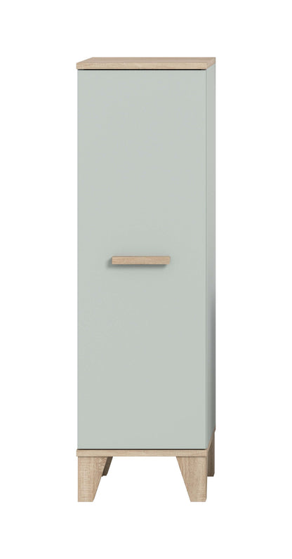Meuble de salle de bain STAR (L/H/P : env. 34/116/31 cm) en vert clair/vert clair