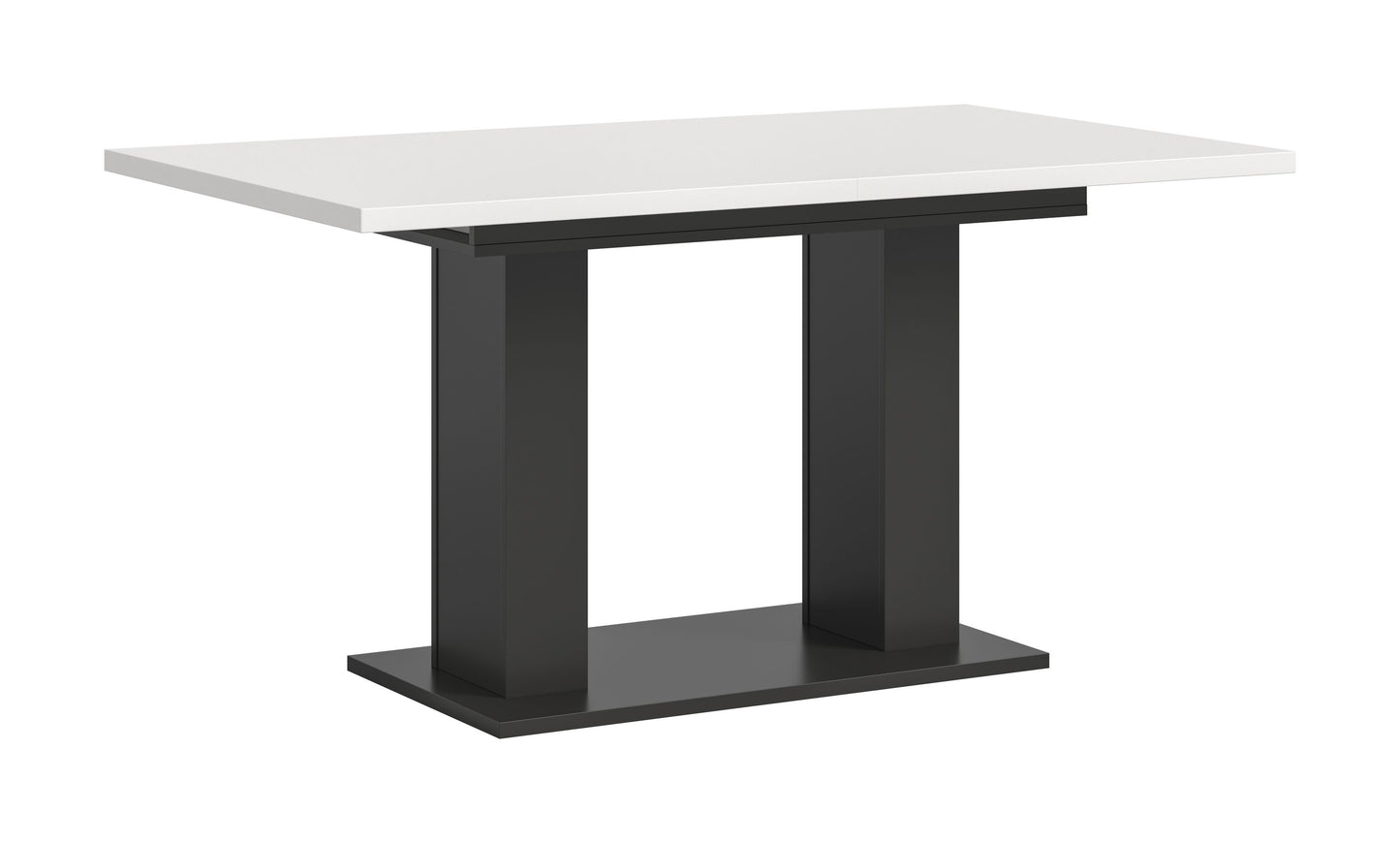 Table de salle à manger MOTION (L/H/P : env. 150/76/90 cm) en blanc/cachemire