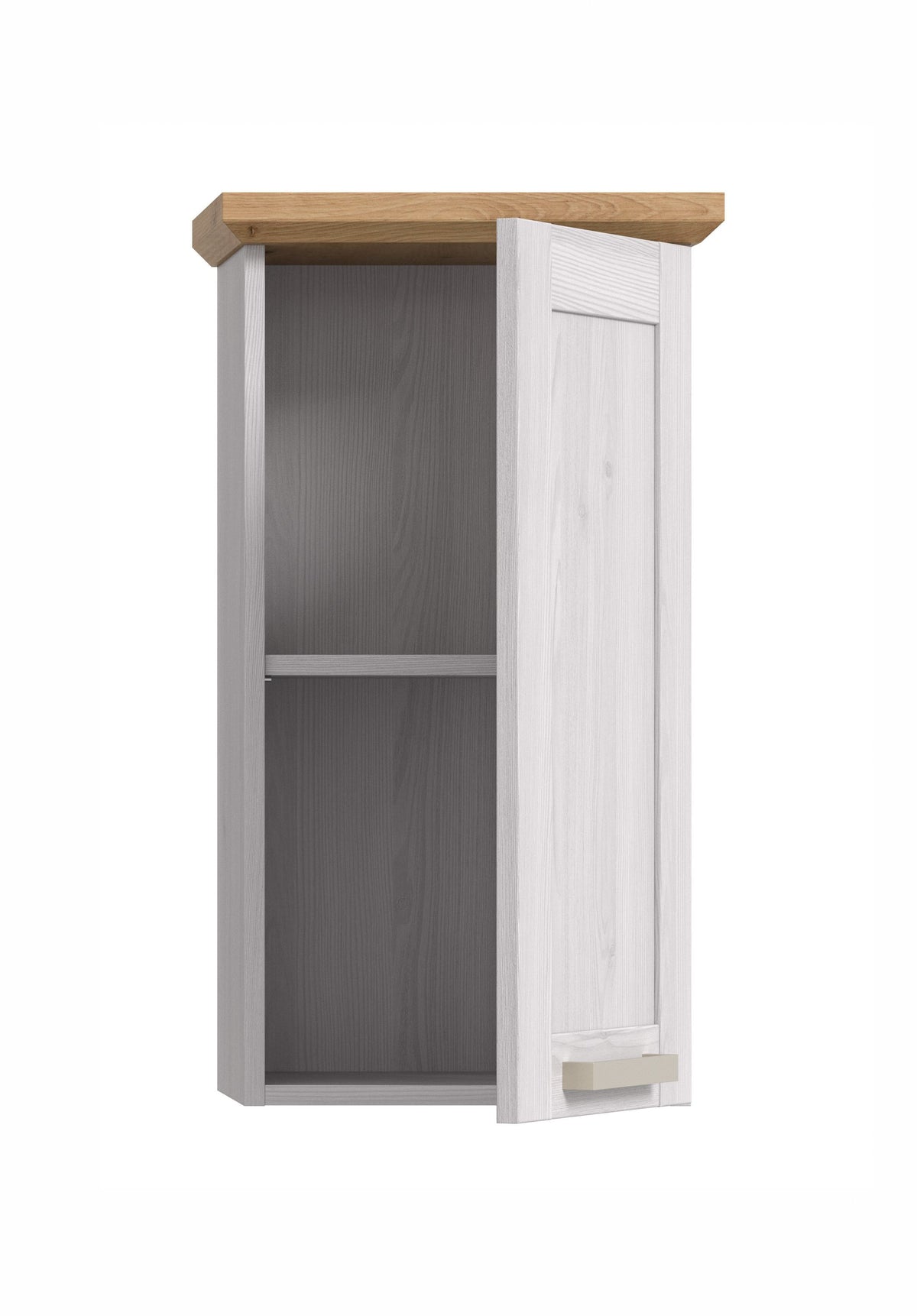 Wall cabinet VERONA (W/H/D: approx. 39/71/34 cm) in Sibiu Larch reproduction/Sibiu Larch reproduction