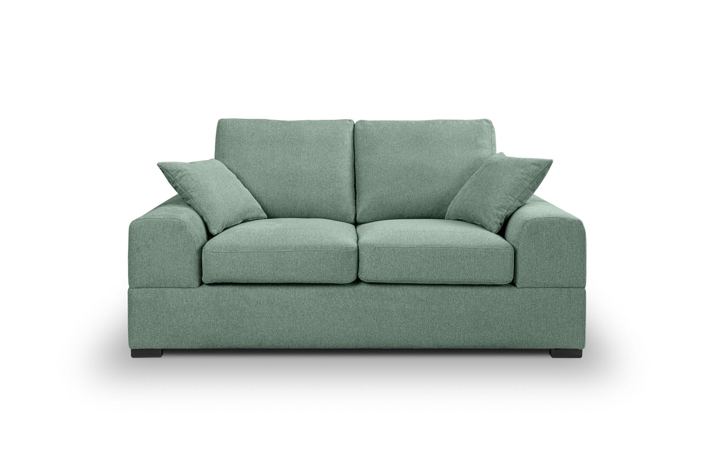 Homes & Jones Sofa 2-Sitzer mit Stoffbezug, Modernes Kompaktes Sofa pflegeleicht