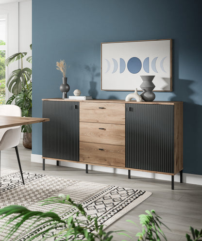 Homes & Jones Sideboard, Wohnzimmerschrank-mit Schubladen, Universalschrank
