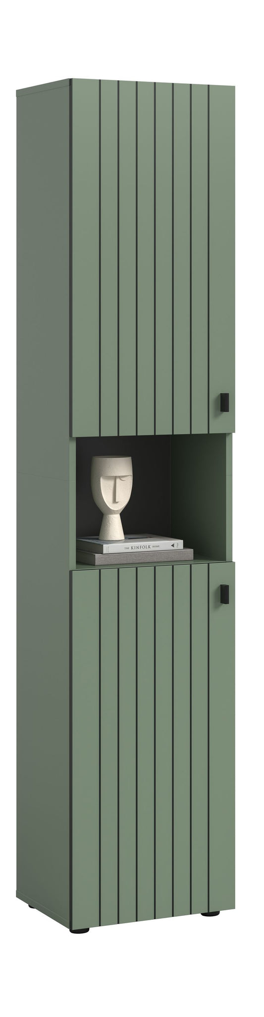 Armoire de garde-robe STATION (L/H/P : env. 40/192/37 cm) en Smoke Green/Smoke Green