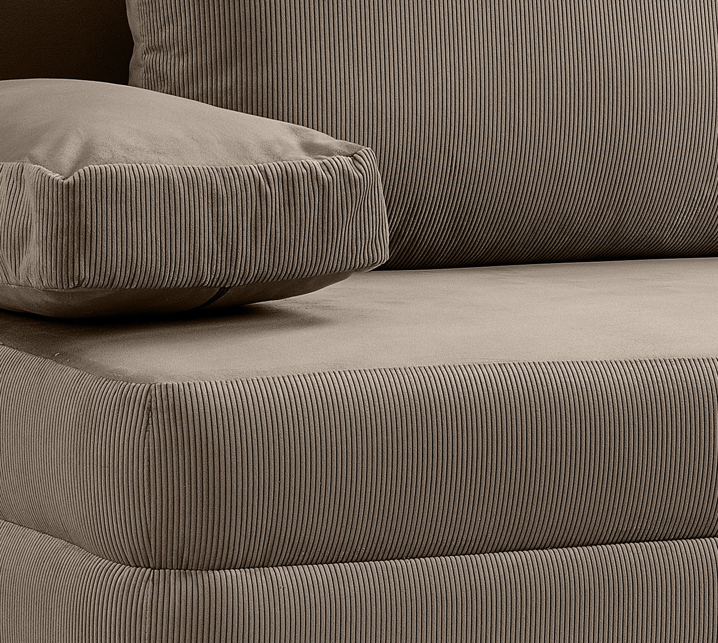 Sofa Bed Sorto – Comfortable Cord Sofa with Sleeping Function