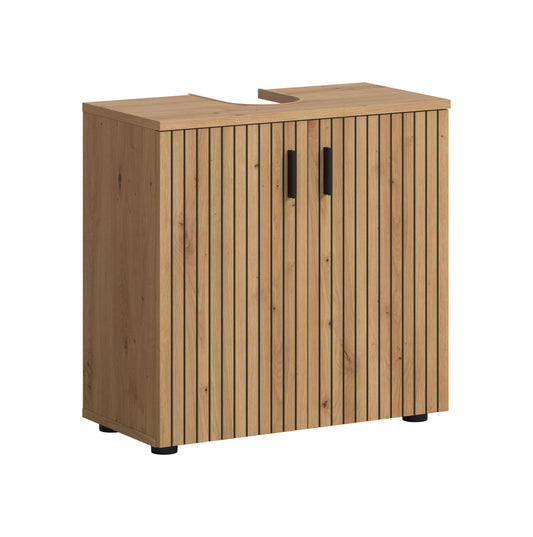 Meuble sous-lavabo MONE (L/H/P : env. 60/59/30 cm) en cachemire/cachemire