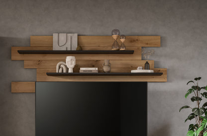 Homes & Jones Wandboard mit 2 Ablagen, Wandboard geeignet für Deko oder Küche