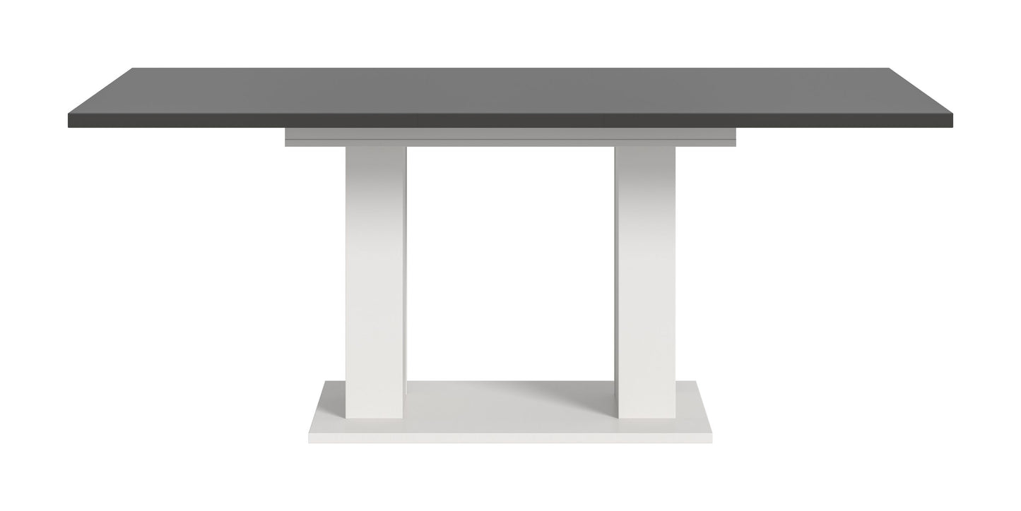 Table de salle à manger MOTION (L/H/P : env. 150/76/90 cm) en blanc/cachemire
