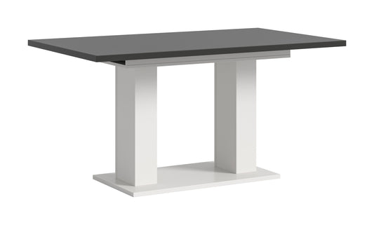 Esstisch MOTION (B/H/T: ca. 150/76/90 cm) in Weiß/Kaschmir