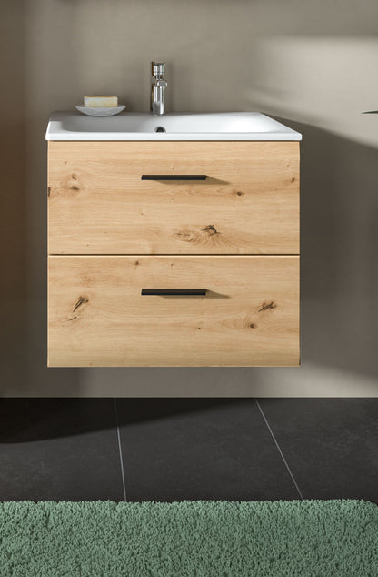 Homes & Jones Waschbeckenunterschrank inkl. Waschbecken, stehend oder hängend