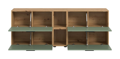 Homes & Jones Wohnwand 2-tlg. TV Möbel Modular Lowboard, Wohnzimmerschrank
