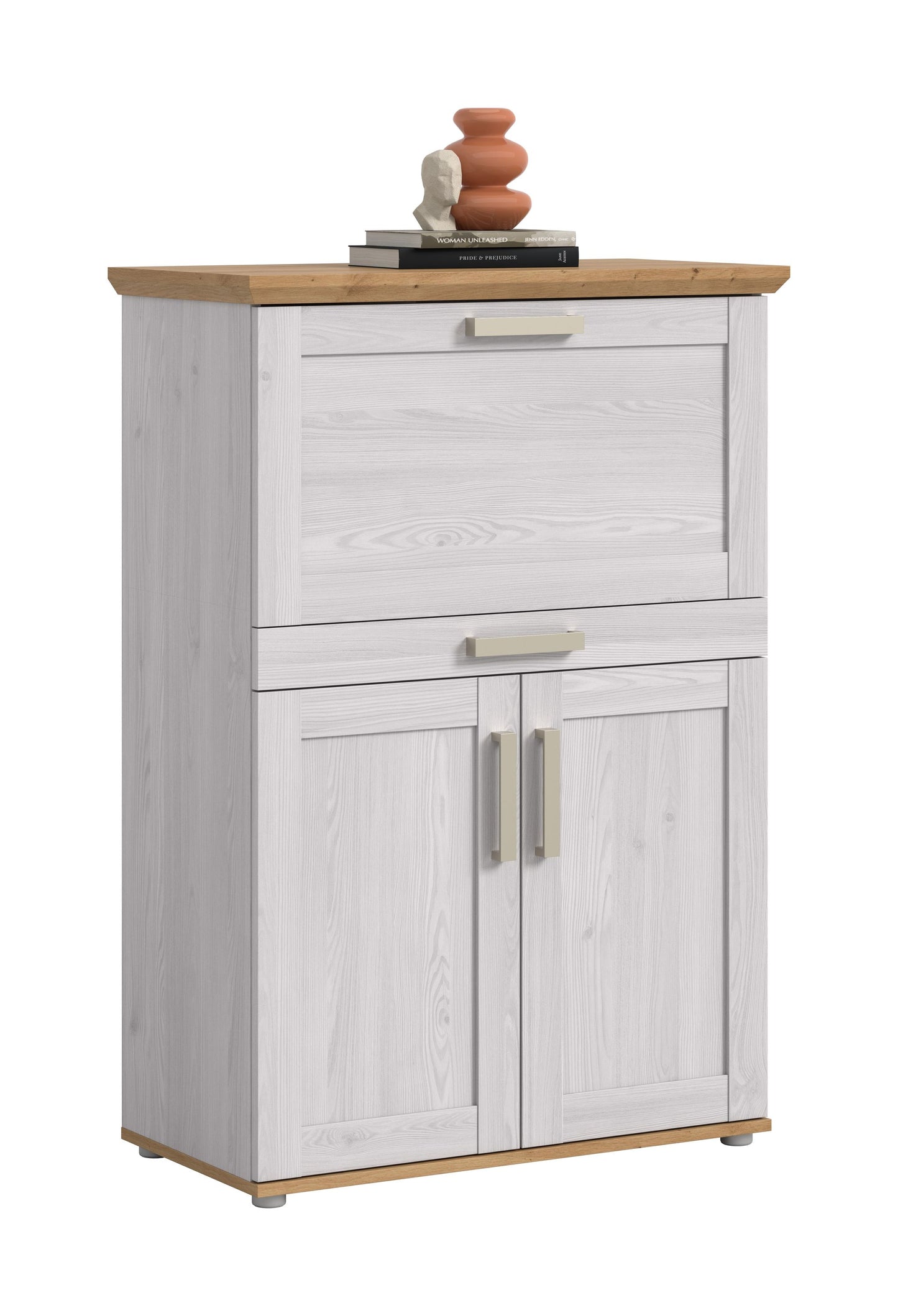 Secretary VERONA (W/H/D: approx. 84/122/42 cm) in Sibiu Larch Reproduction/Sibiu Larch Reproduction