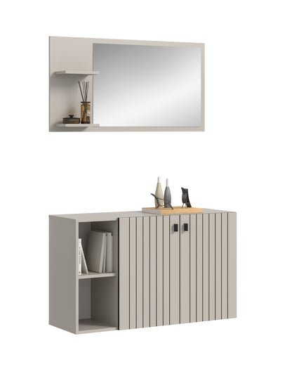 Homes & Jones Garderobe 2-tlg. Garderoben Set, Flurmöbel-Dielenmöbel