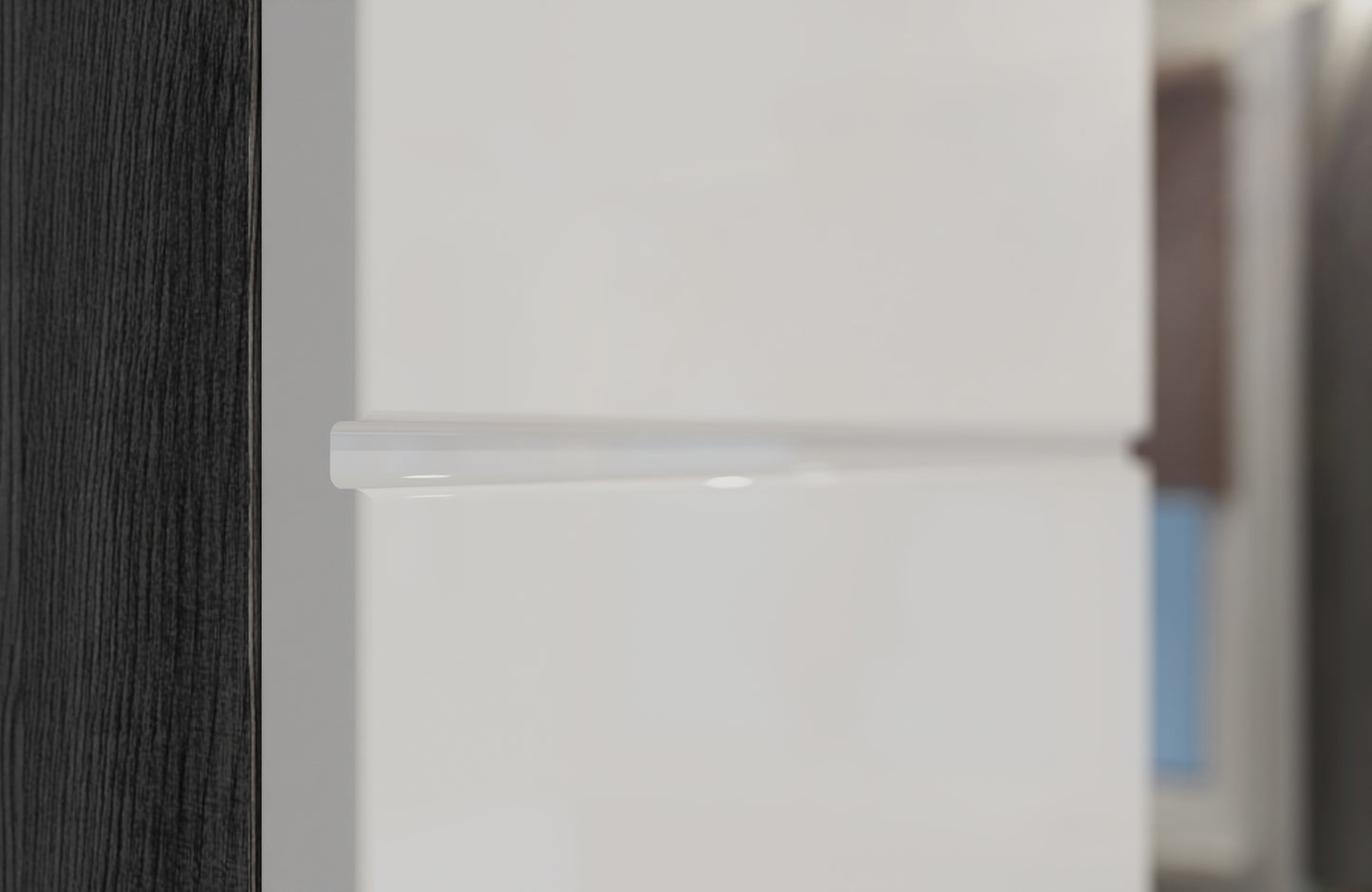 Homes & Jones Badmöbel 4tlg. Set, Badezimmerset mit Hochglanz Fronten