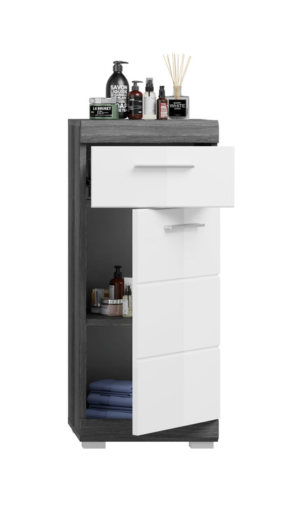 Homes & Jones Badezimmerset 5-tlg., Badezimmer Set mit Badschränken und Spiegel