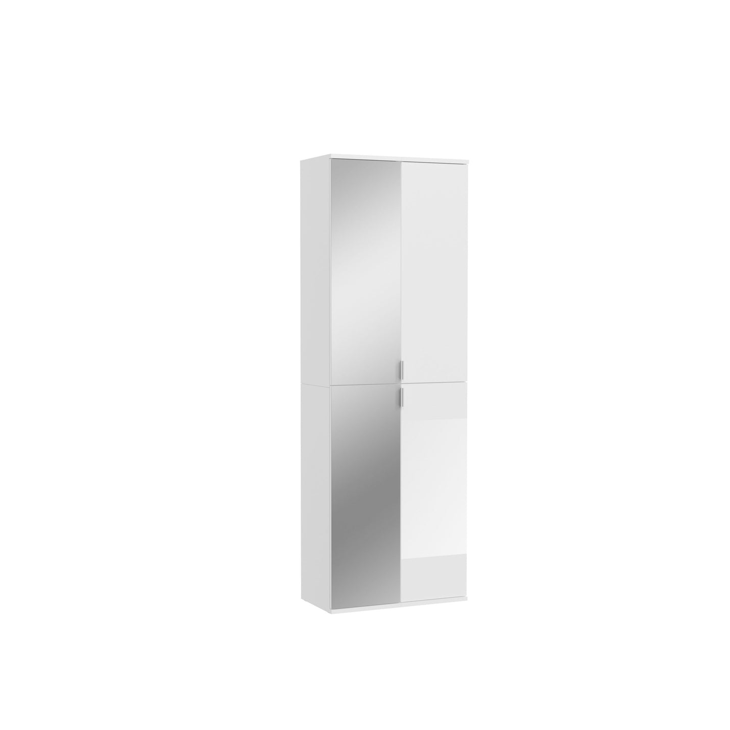 Homes & Jones Schränke 2er Set, 1x Schrank mit Spiegelfront ,1x Schrank mit Tür