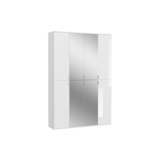 Homes & Jones Schränke 3er Set, 2x Schrank mit Spiegelfront,1x Schrank mit Tür