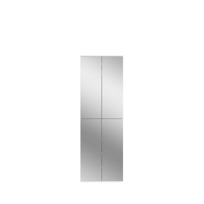 Homes & Jones Schränke 3er Set,1x Schrank mit Spiegelfront,2x Schrank mit Türen