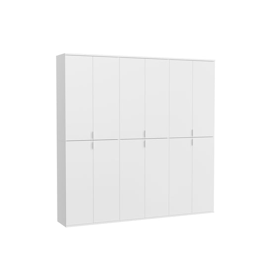 Homes & Jones Schränke 3er Set,3x Schrank mit Türen, Schlafzimmerschrank System