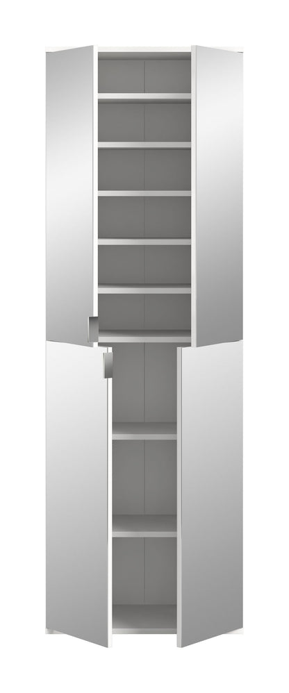 Homes & Jones Schränke 2er Set,1x Schrank mit Türen,1x Schrank mit Glasfronten