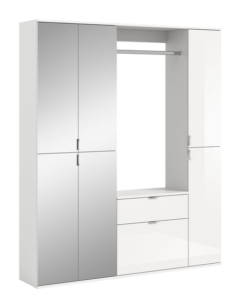 Systemmöbel Projekt X 4tlg.Kombination , ca. 152x193x34 cm