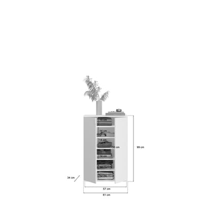 Projet X Meubles modulaires, combinaison 3 pièces, environ 152x99x34 cm