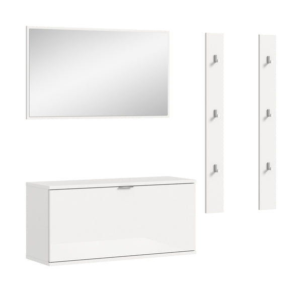 Systemmöbel Projekt X 4tlg. Kombination , ca.130x191x37 cm